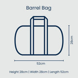 Barrel Bag – Multi Stripe