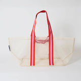 Mesh Oversized Tote – Ecru