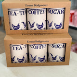 Blue Hen Round Canister Set of 3 Tins