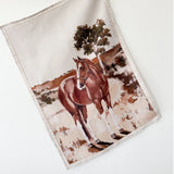 Whitney spicer the horse tea towel