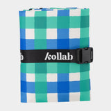 Picnic Green Blue Check