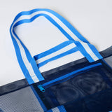 Mesh Oversized Tote – Navy