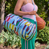 Barrel Bag – Multi Stripe